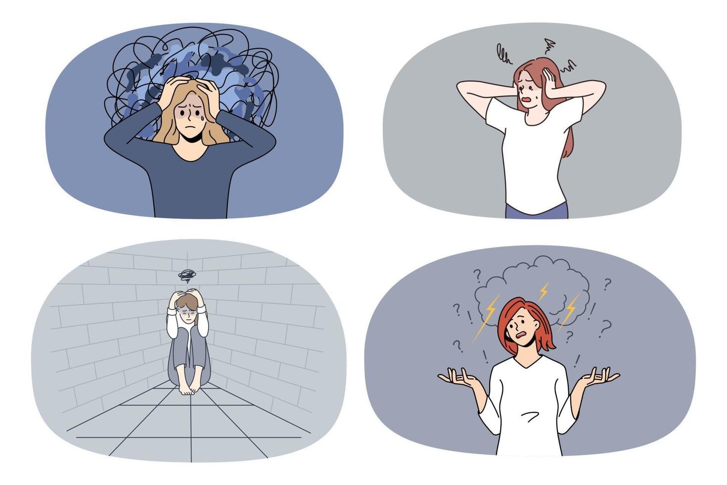 Mental breakdown symptoms